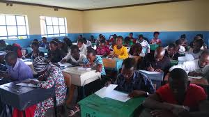 Students sitting KNEC and CDACC examinations at St Johns